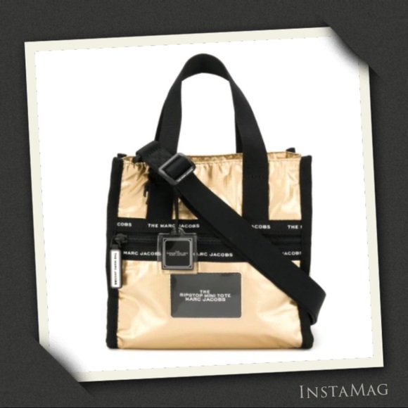 Marc Jacobs Handbags - MARC JACOBS Ripstop Metallic Mini Tote Bag
